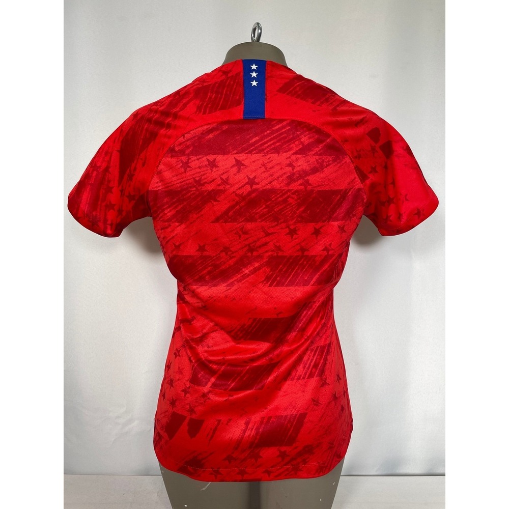 Team USA Soccer USWNT Nike Red Stadium Away Gold Star Jersey Women's SMALL - Picture 9 of 13